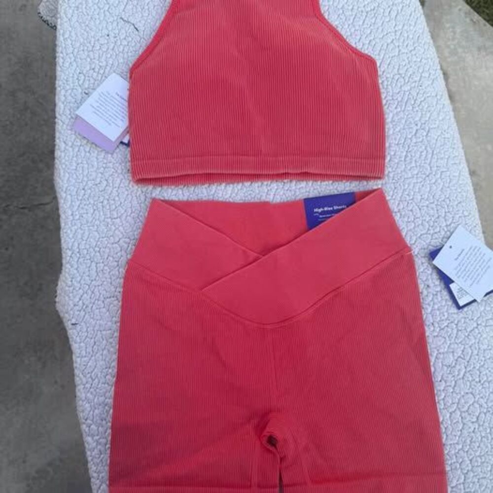 JoyLab Ribbed Activewear Set